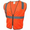 Ge Green Safety Vest W/Reflective Tape -2 POCKET L GV076OL